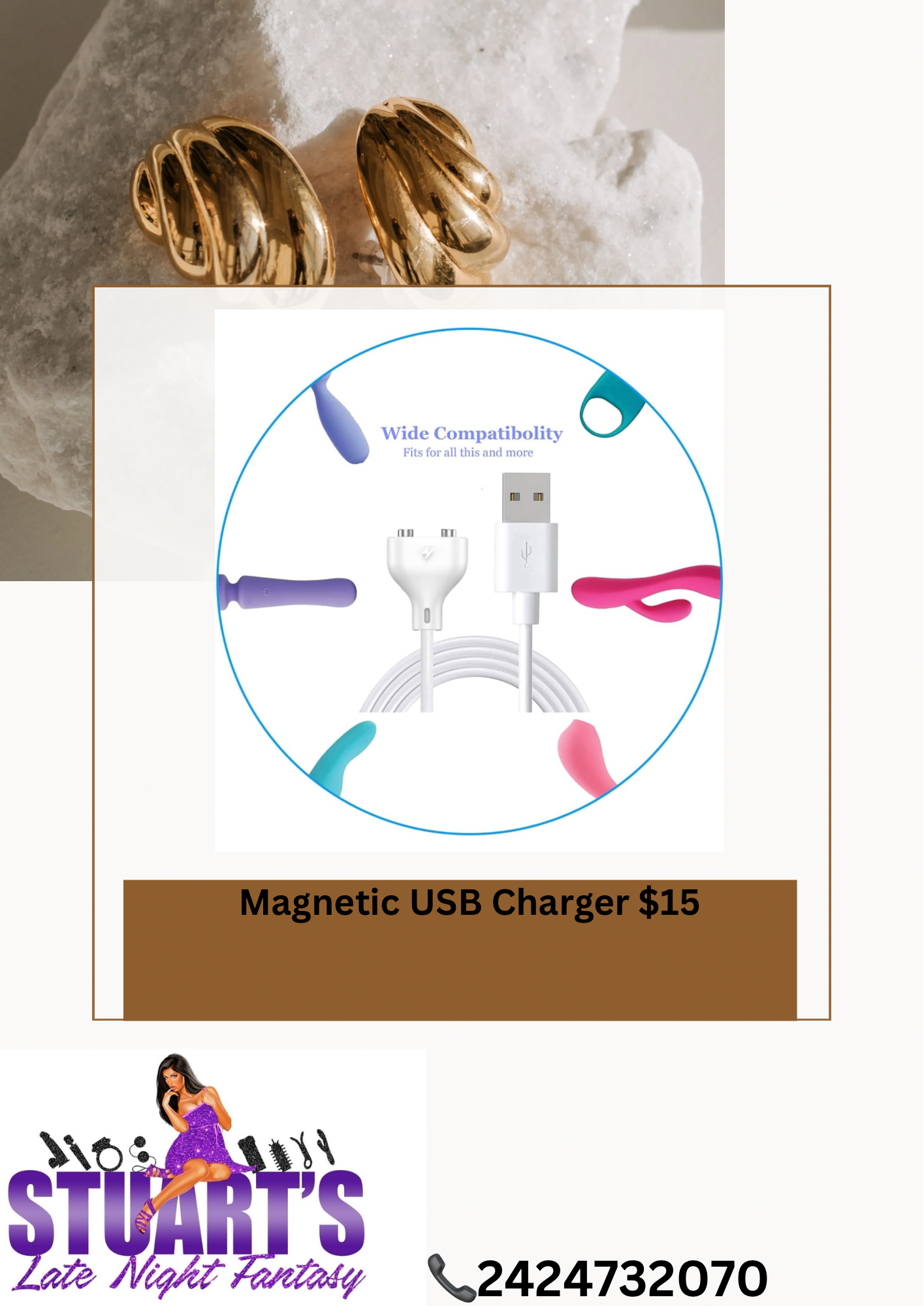 Magnetic USB DC