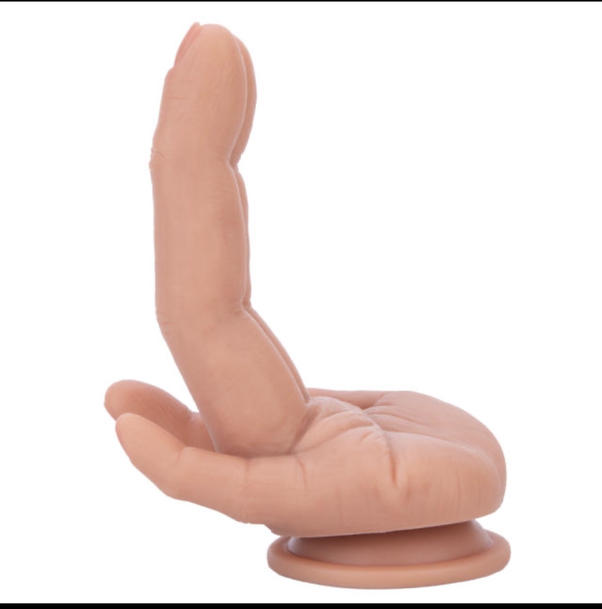 6.70'' Flesh Hand-Shaped Silicone Dildo